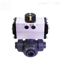 Q614/615SQ614/615S气动塑料三通球阀