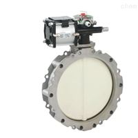 V2FS搅拌站气动双法兰水泥蝶阀