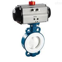 ZSHWFZSHWF气动衬氟调节蝶阀