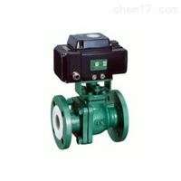 衬氟V型调节球阀